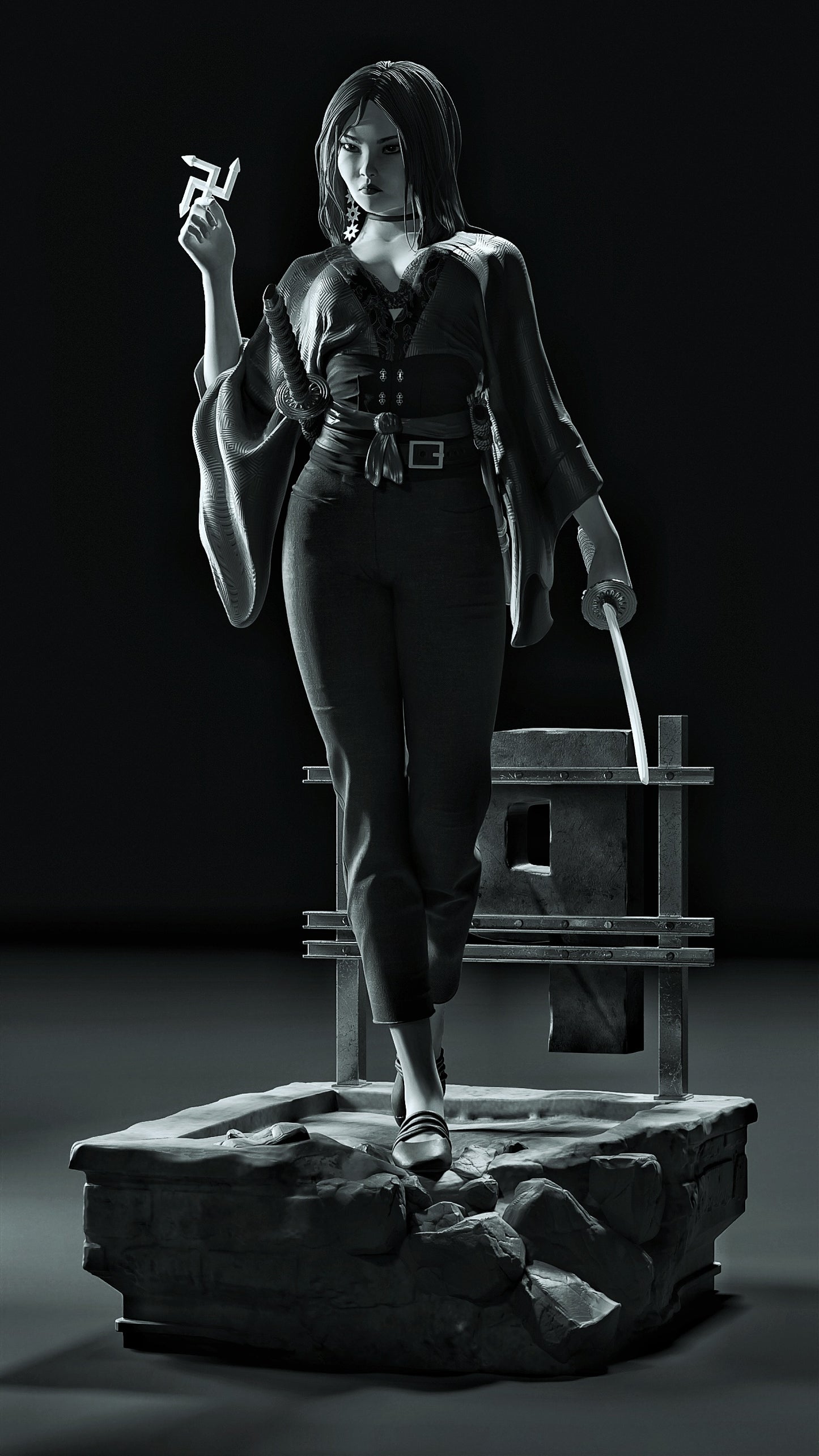 Miho Statue 3D-Printed Kit
