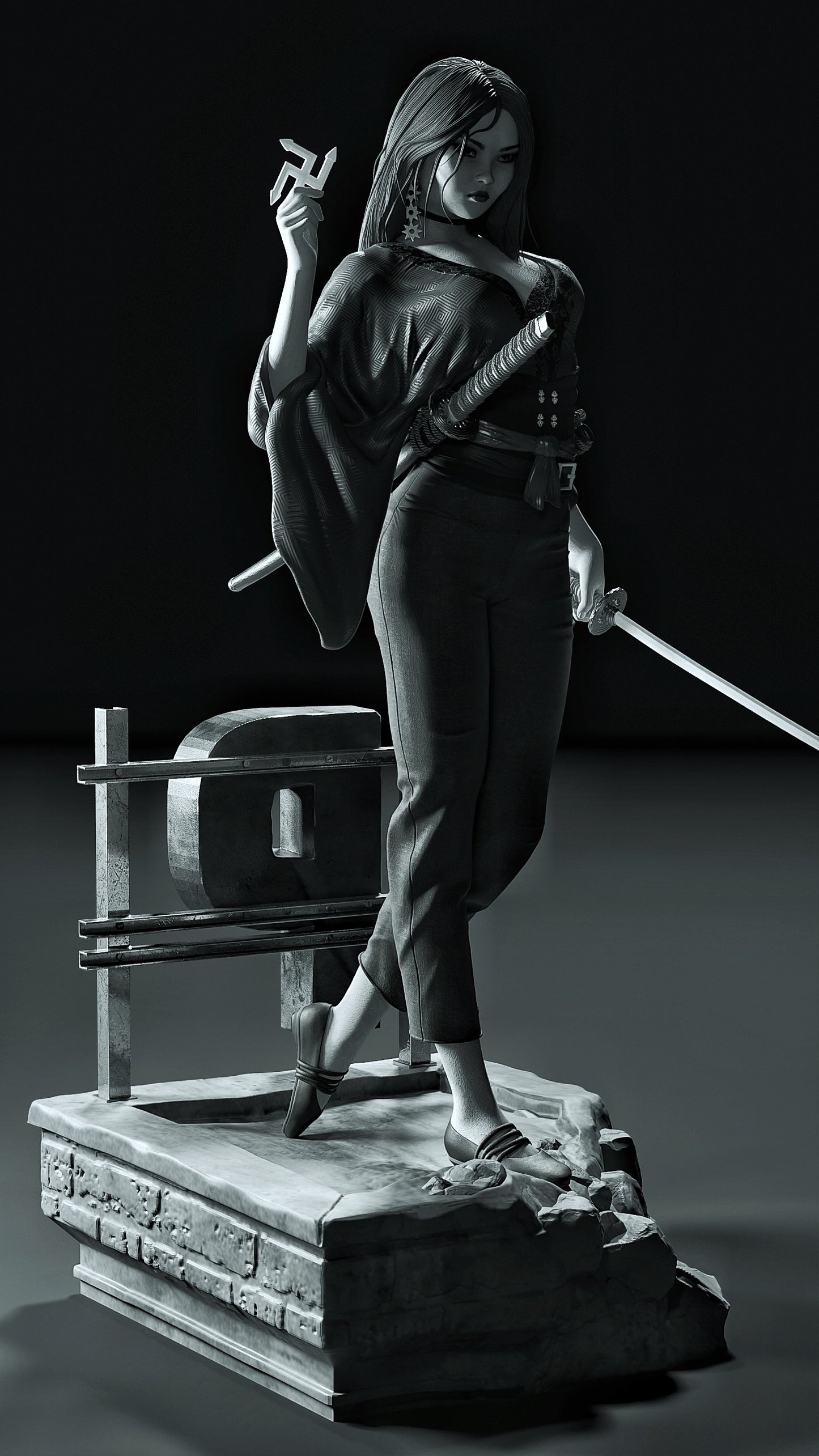 Miho Statue 3D-Printed Kit