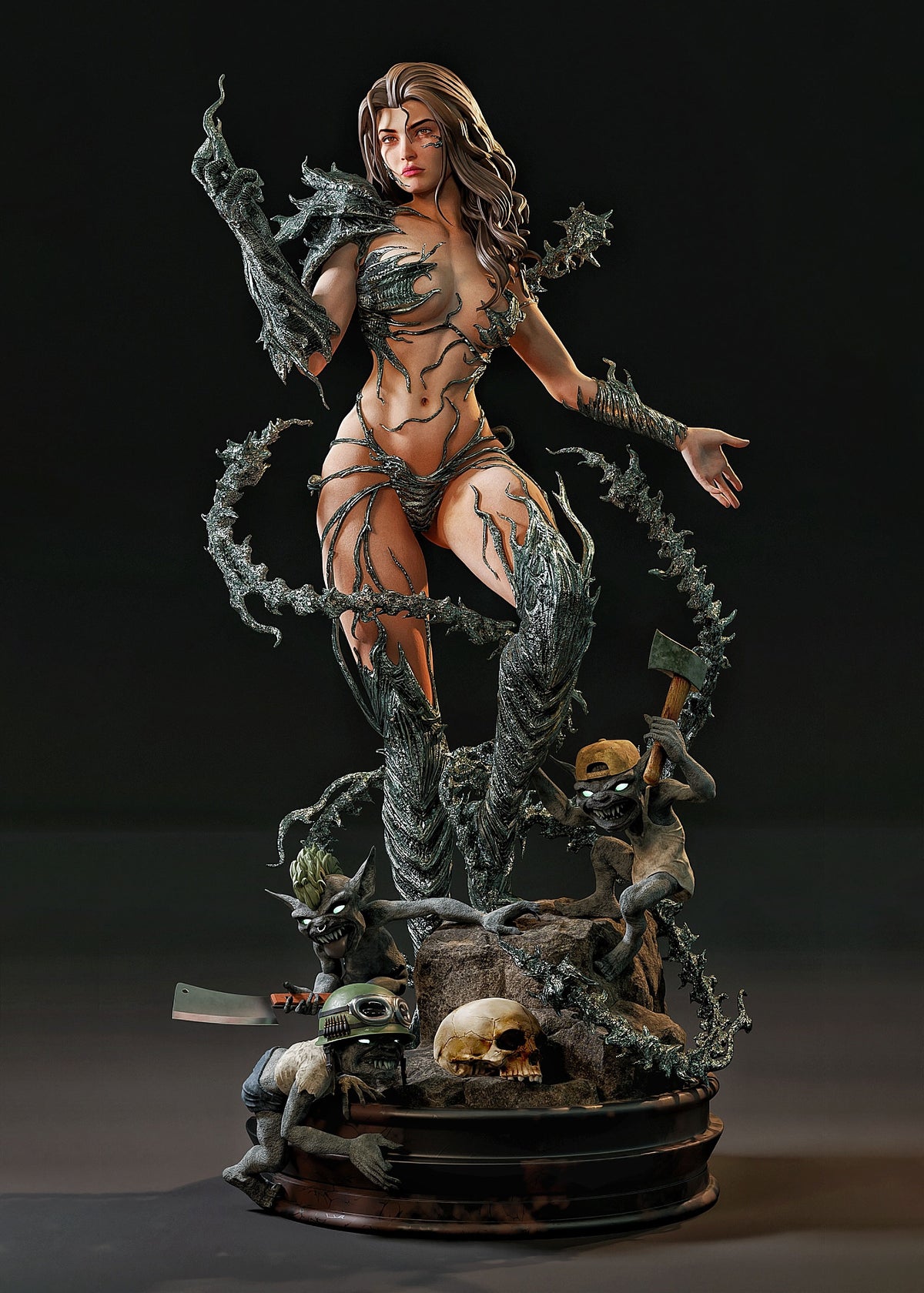 Witchblade Statue 3D-Printed Kit