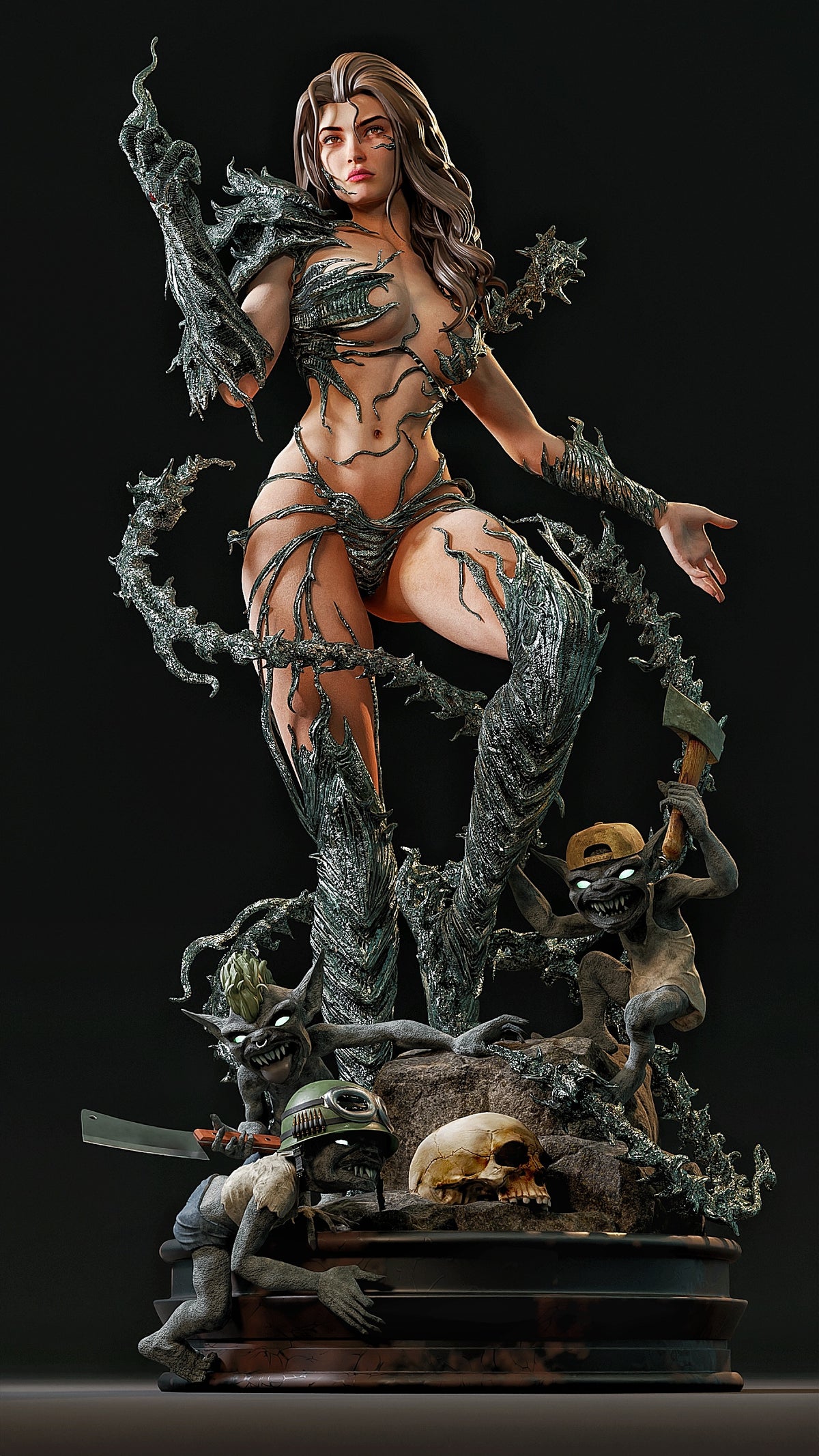 Witchblade Statue 3D-Printed Kit