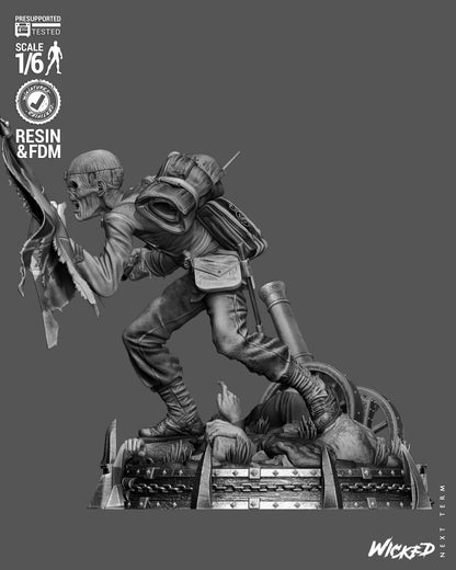 Eddie Statue 3D-Printed Kit