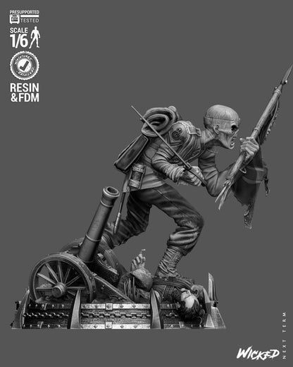 Eddie Statue 3D-Printed Kit