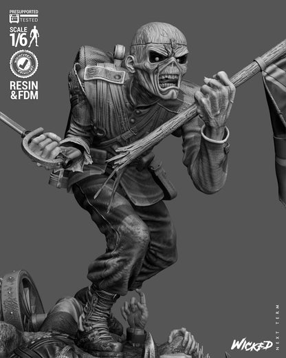 Eddie Statue 3D-Printed Kit
