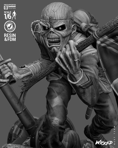 Eddie Statue 3D-Printed Kit