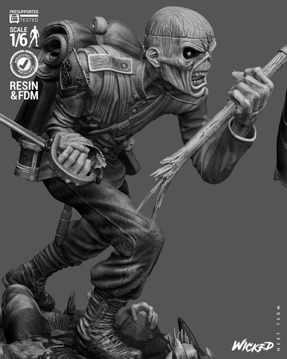 Eddie Statue 3D-Printed Kit