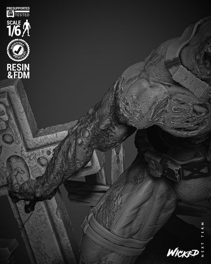 Cyclops Zombie Statue