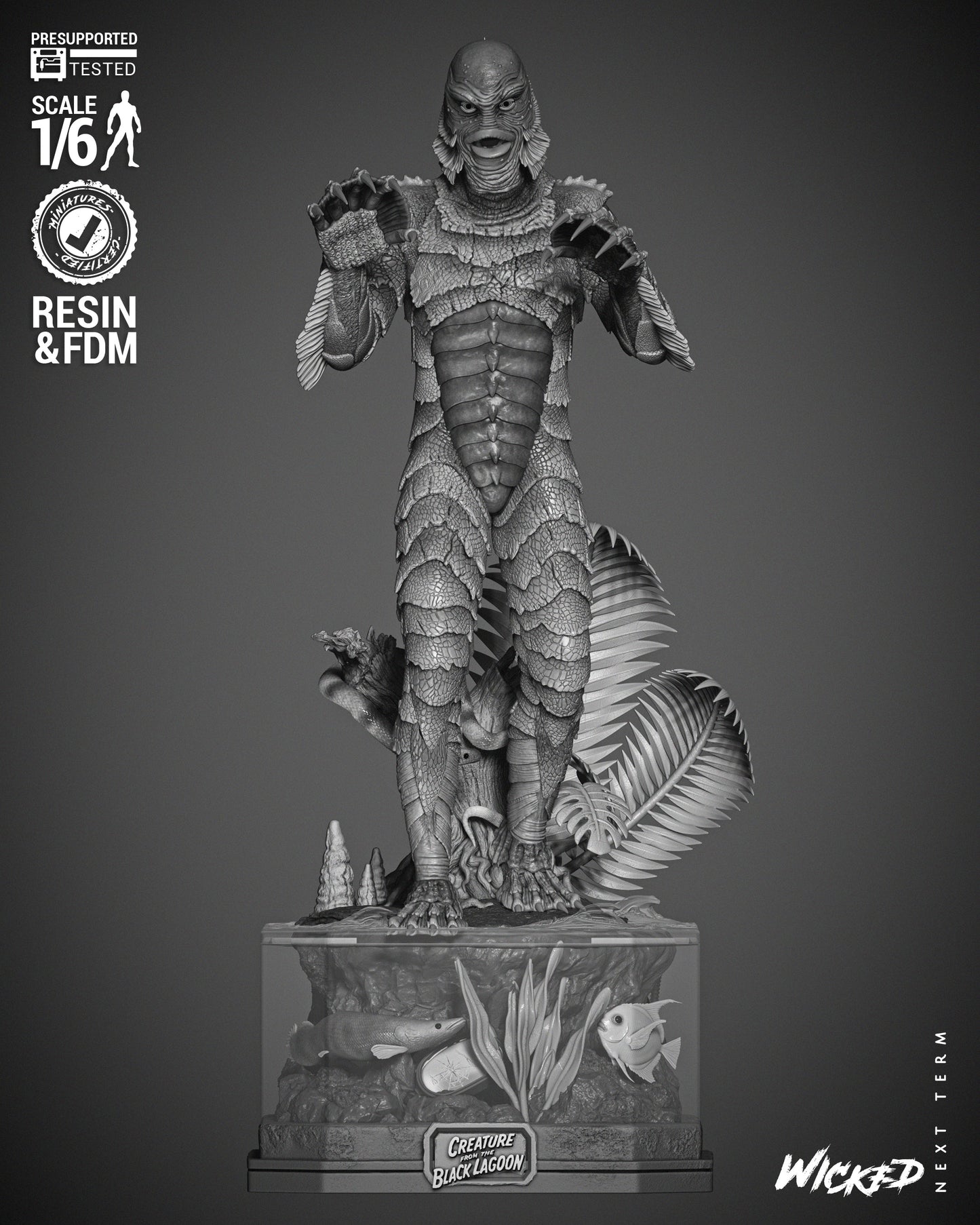 Creature Of The Black Lagoon Statue