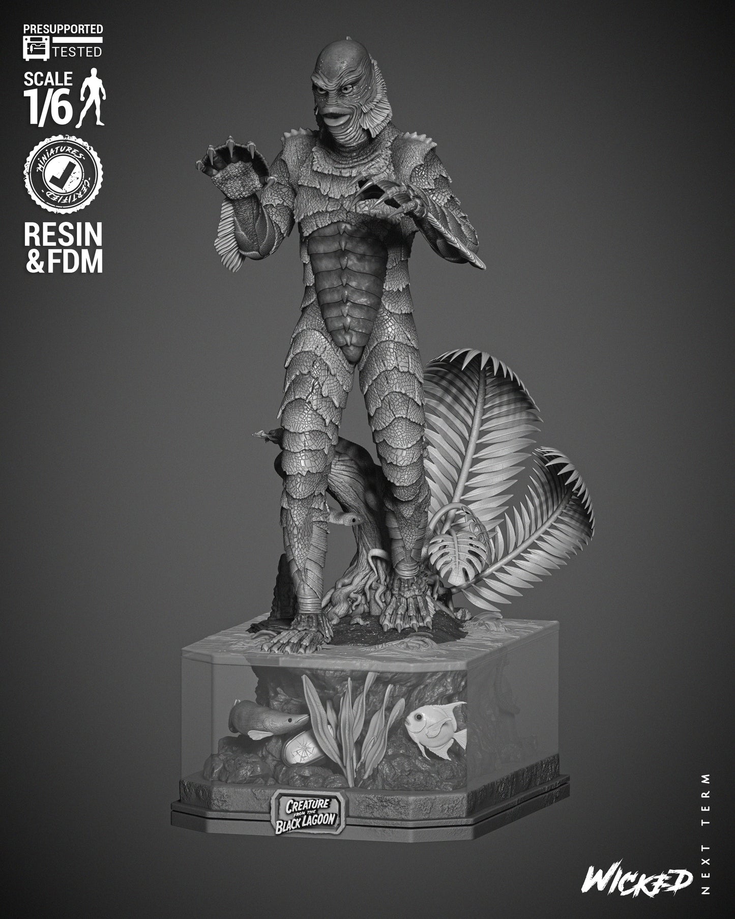 Creature Of The Black Lagoon Statue