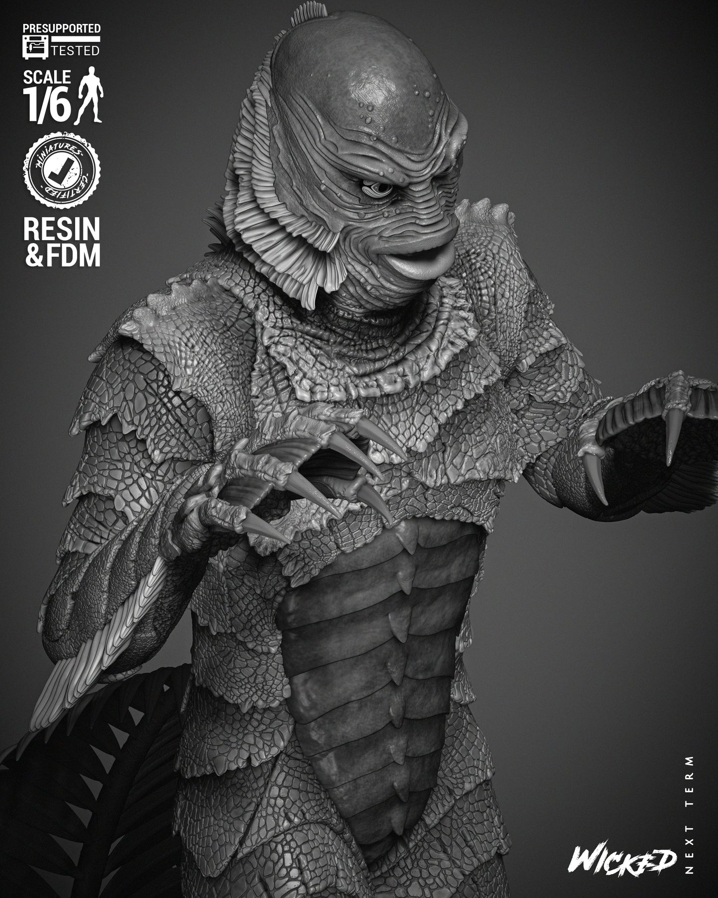 Creature Of The Black Lagoon Statue