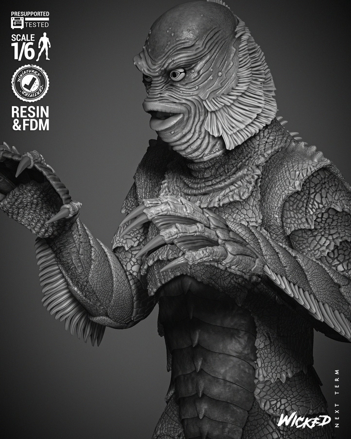 Creature Of The Black Lagoon Statue