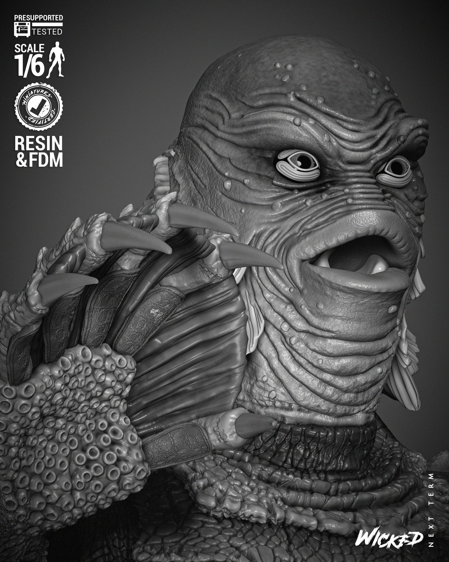 Creature Of The Black Lagoon Statue