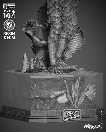 Creature Of The Black Lagoon Statue