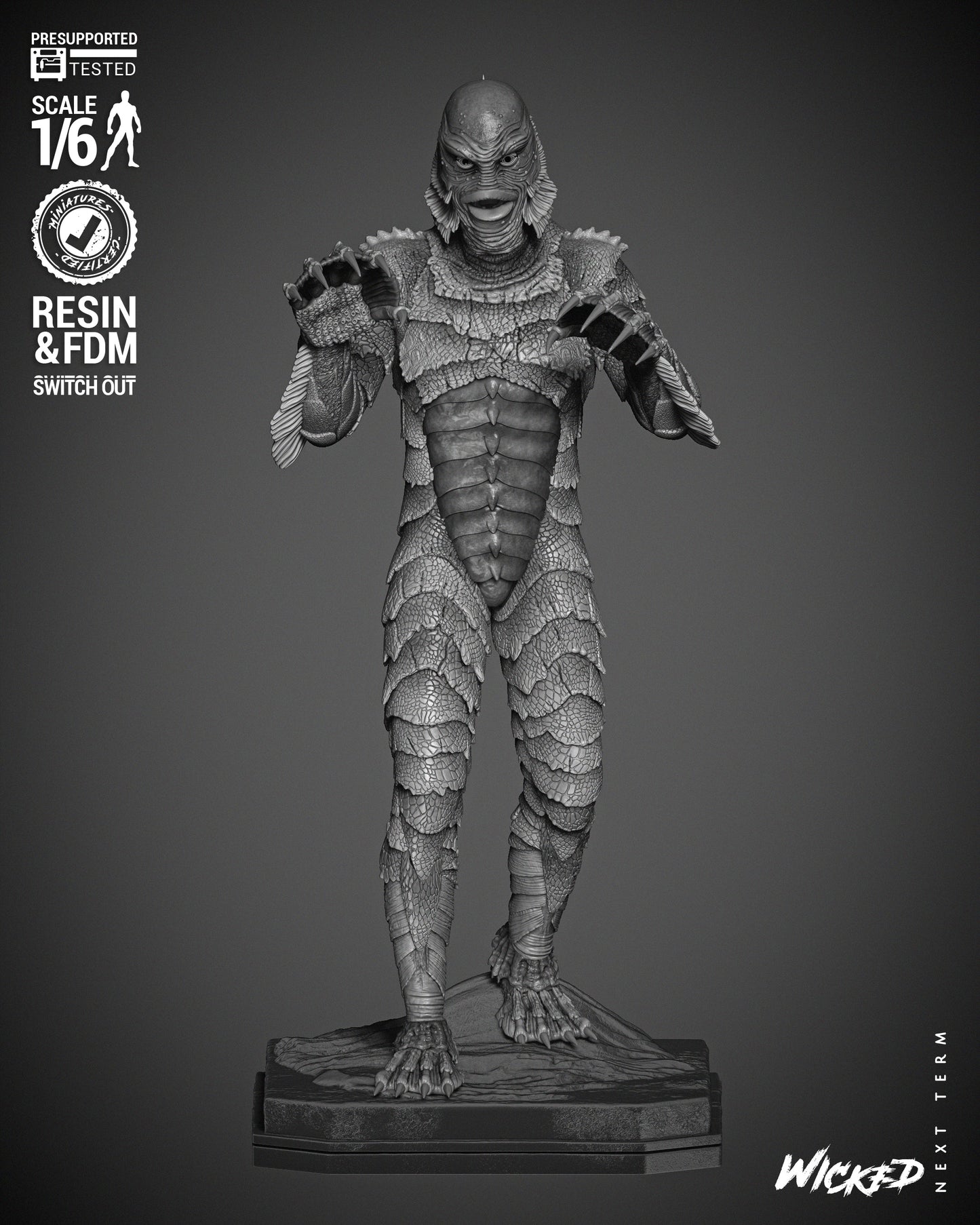 Creature Of The Black Lagoon Statue
