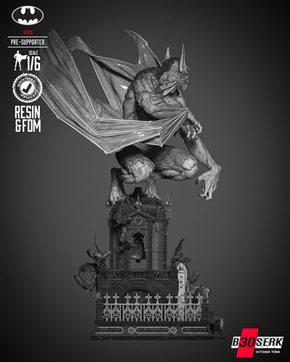 Man Bat Statue