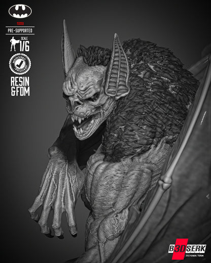 Man Bat Statue