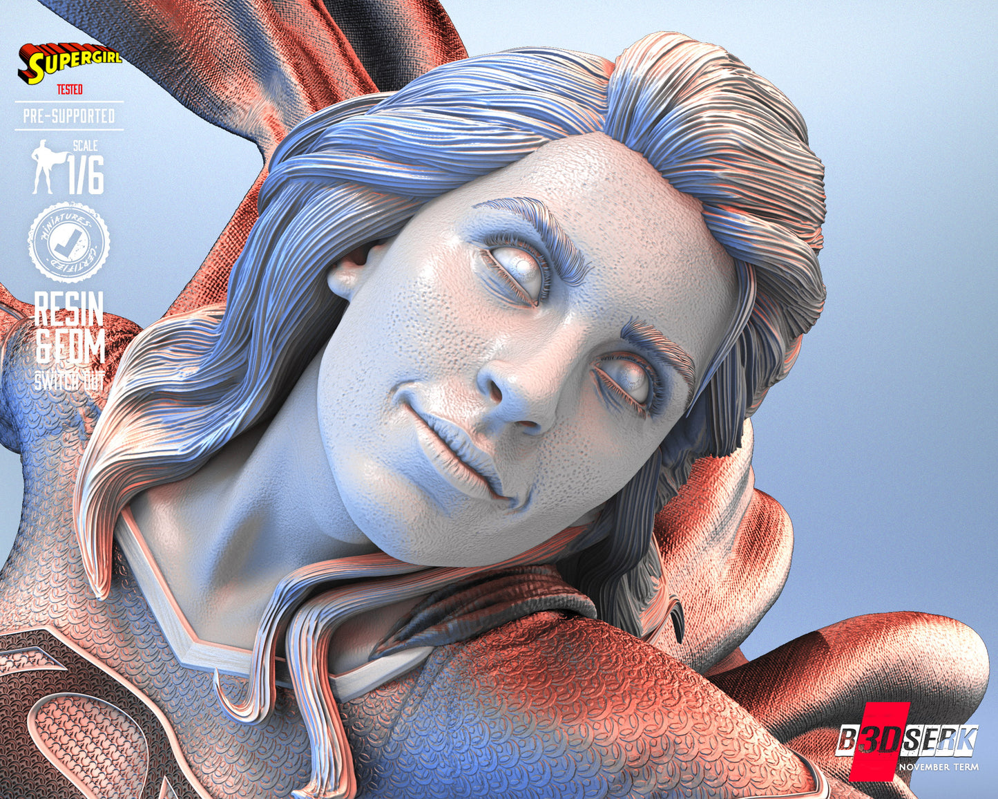 Super Girl Statue