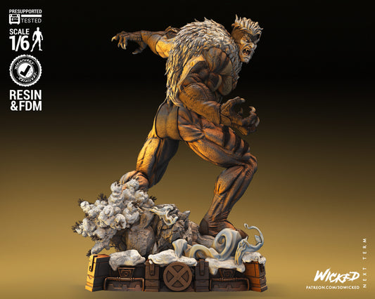 Sabretooth (X-Men) Statue