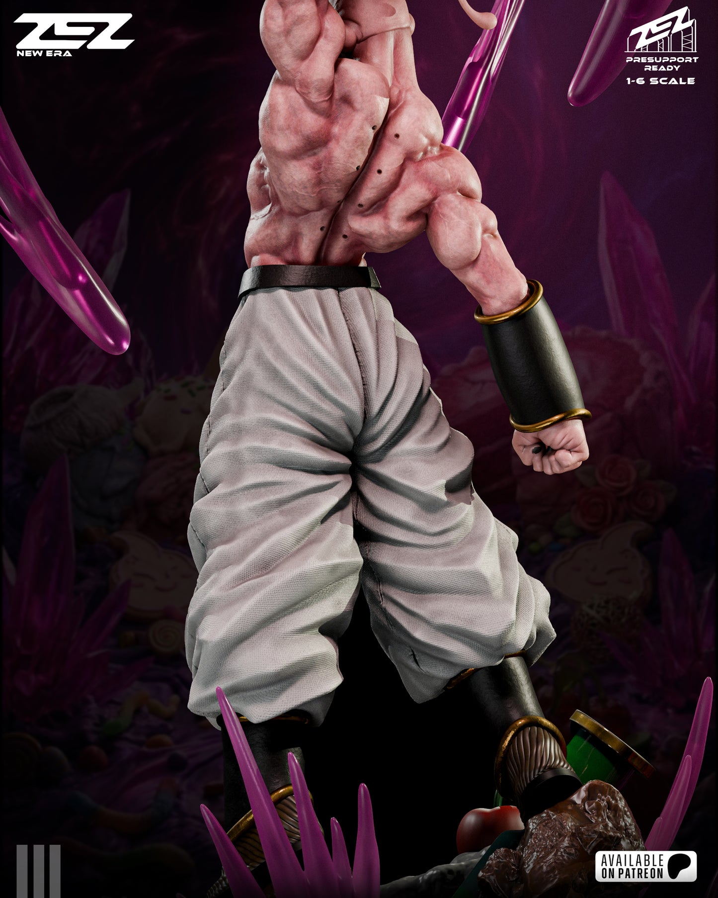 Majin Boo Statue 3D-Printed Kit