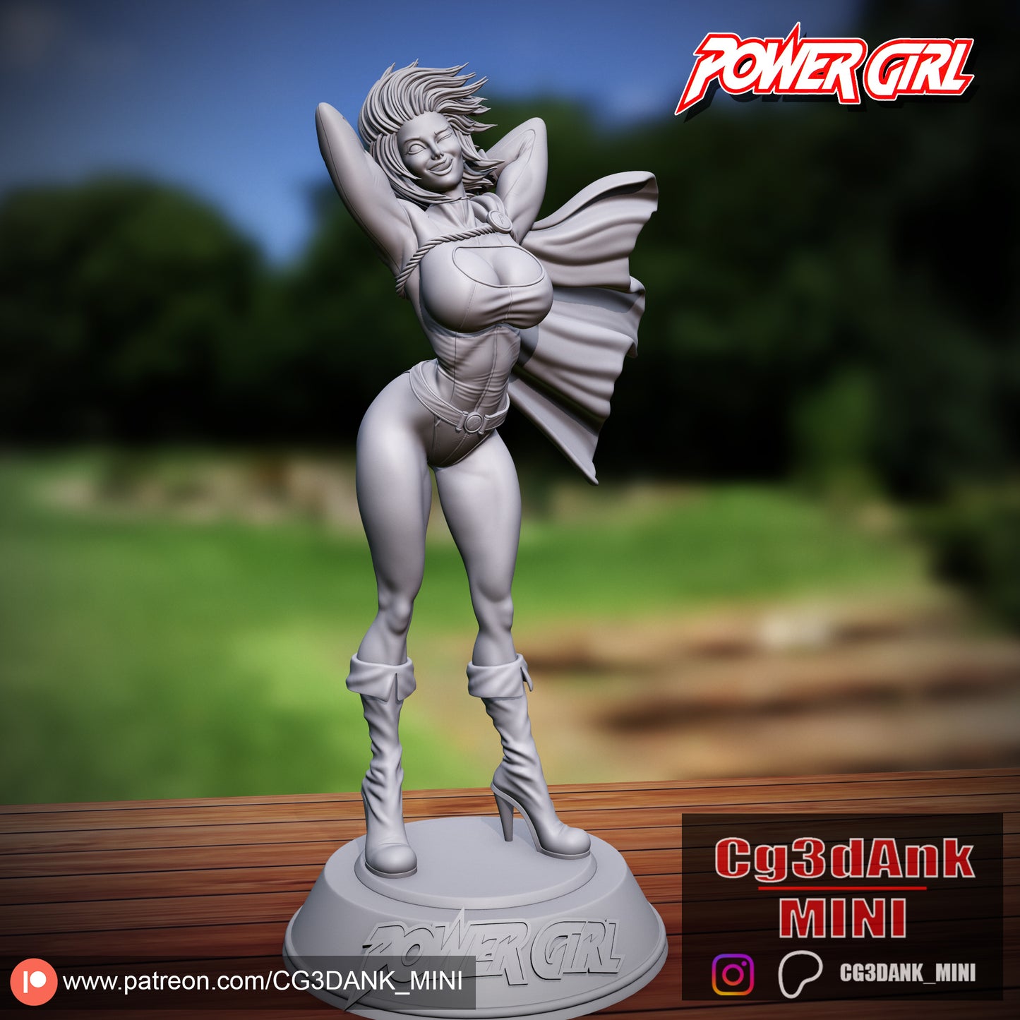 Power Girl Statue