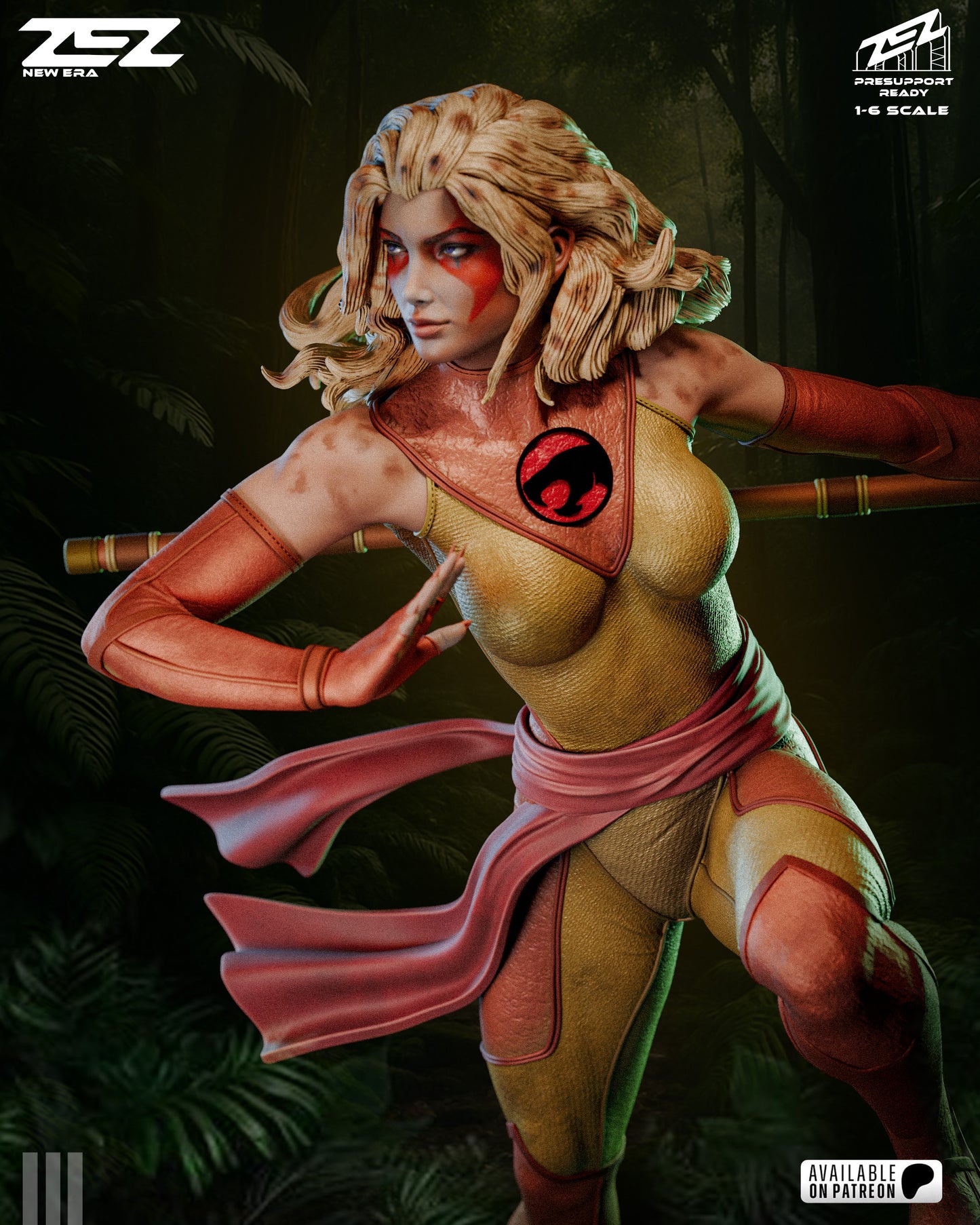 Cheetara Statue