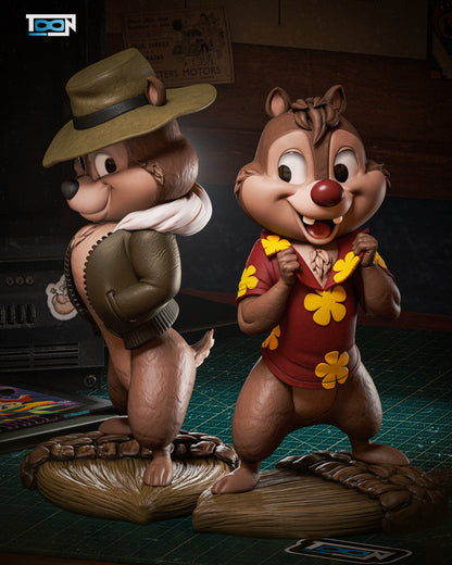 Chip And Dale Statue