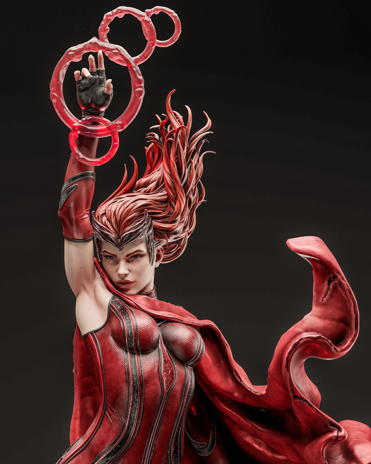 Scarlet Witch Statue 3D-Printed Kit