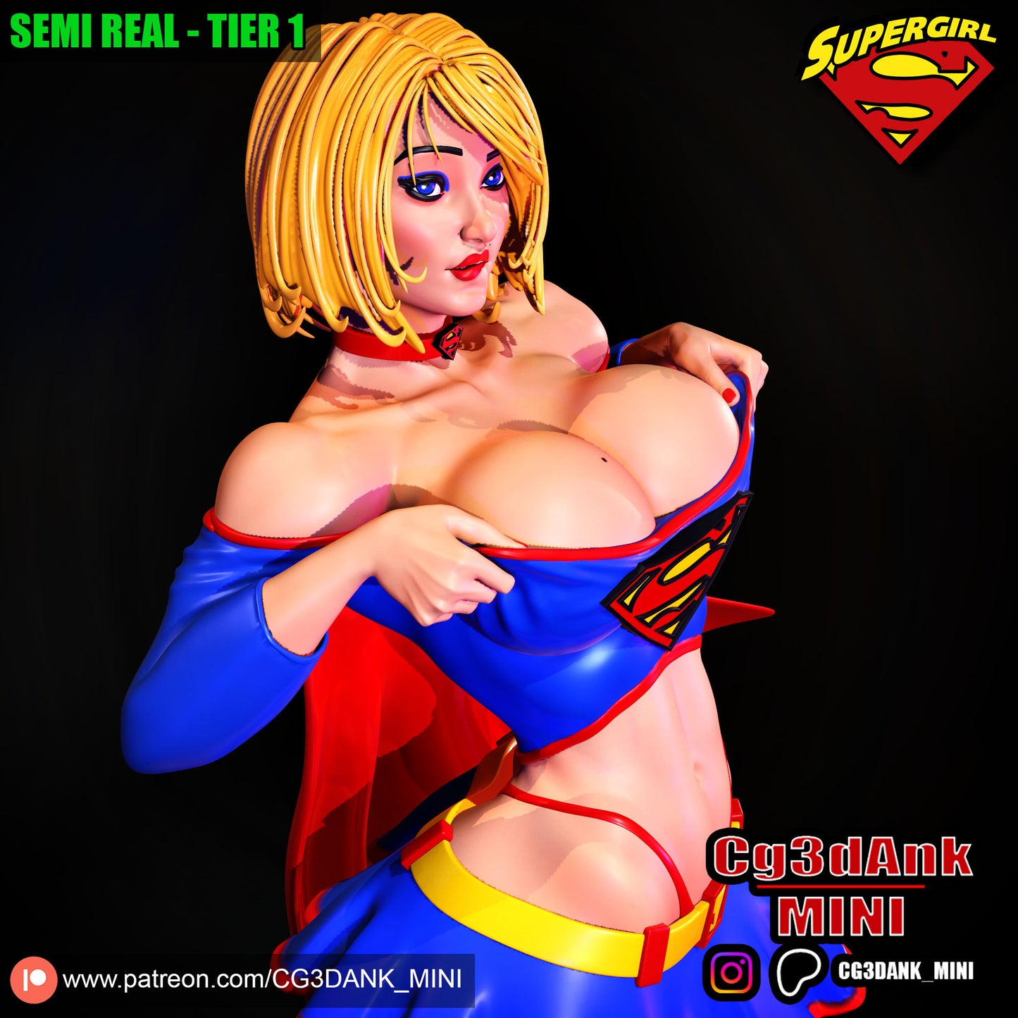 Supergirl Statue