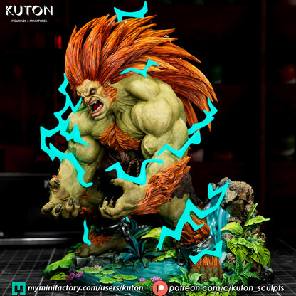 Blanka Statue 3D-Printed Kit