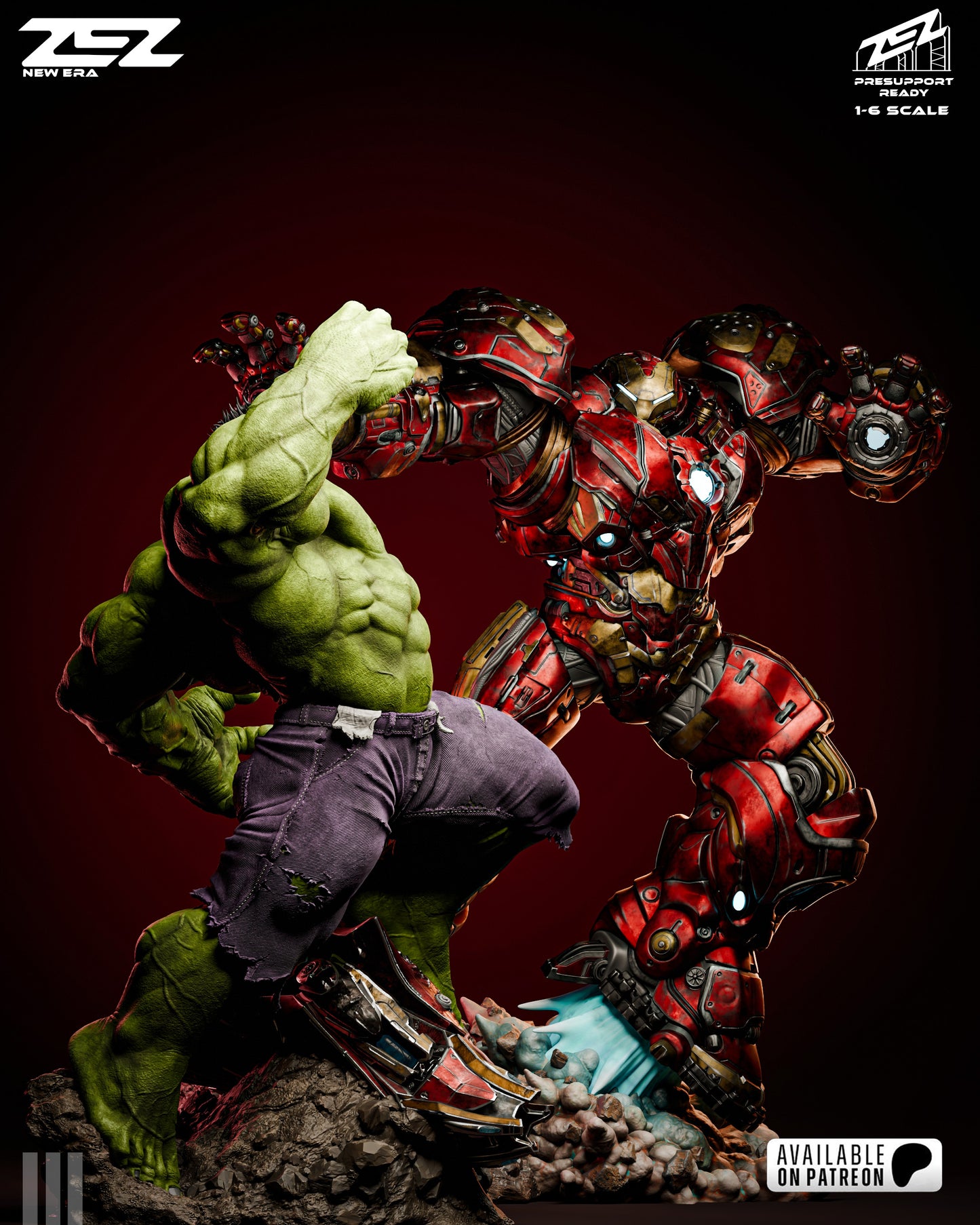 Hulkbuster Statue
