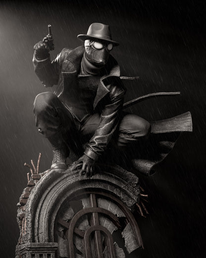 Spider Noir Statue 3D-Printed Kit