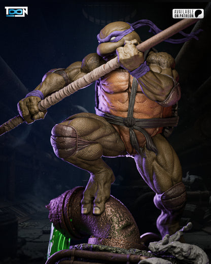 Donatello TMNT Statue 3D-Printed Kit