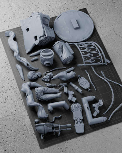 Jinx Statue 3D-Printed Kit