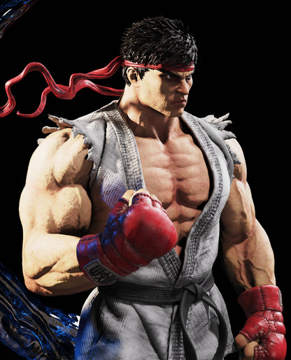 Ryu (Street Fighter) Statue 3D-Printed Kit
