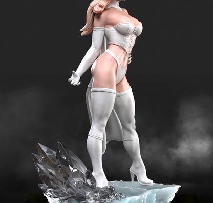 Emma Frost Matc3D Statue