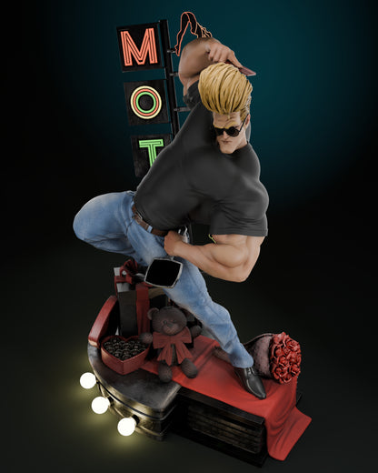 Johnny Bravo Statue