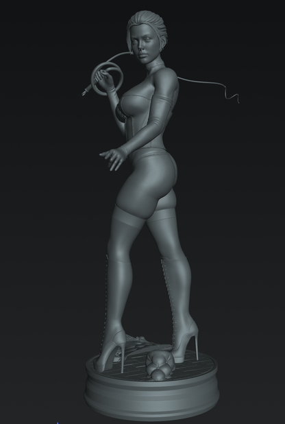 Black Queen Statue 3D-Printed Kit