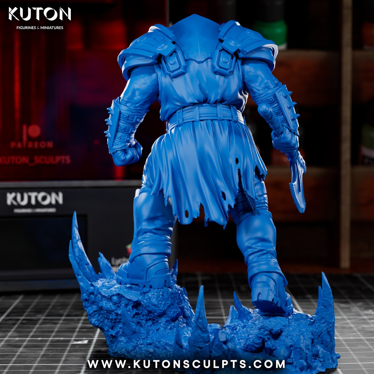 Ram Man Statue 3D-Printed Kit