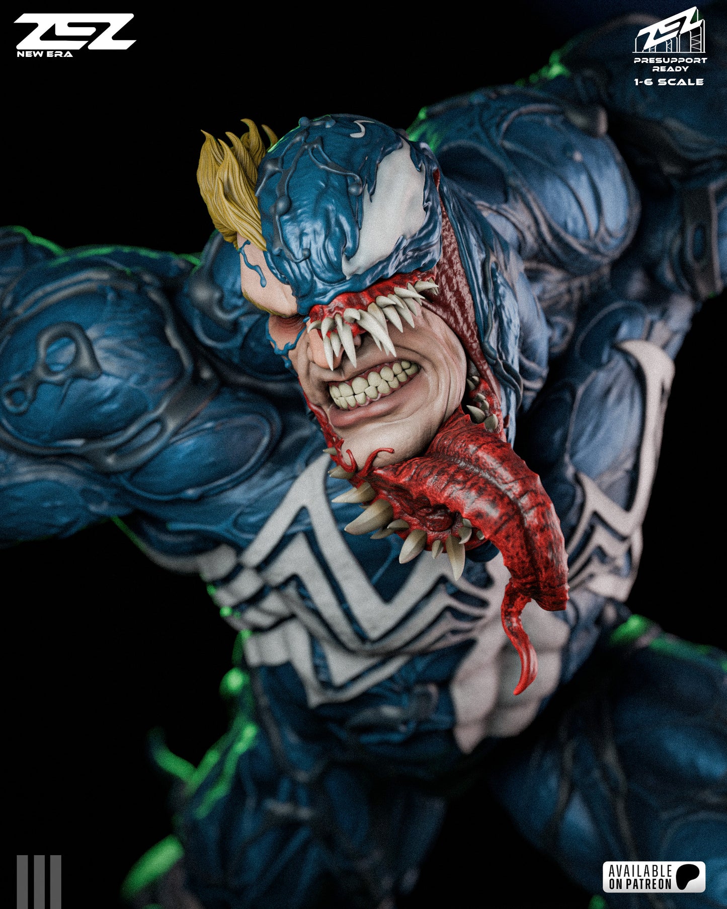 Venom Statue 3D-Printed Kit