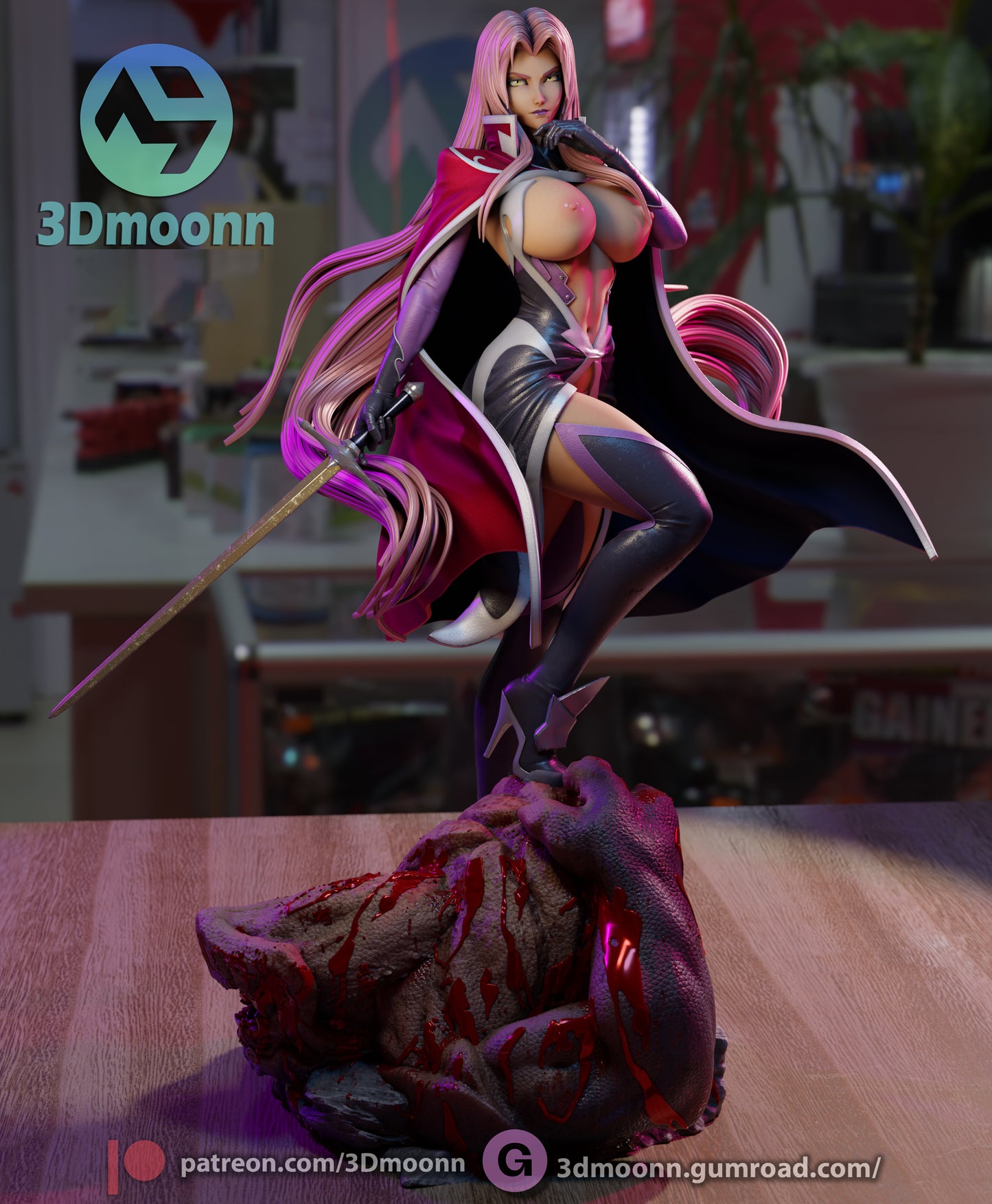 Ingrid - Taimanin Statue