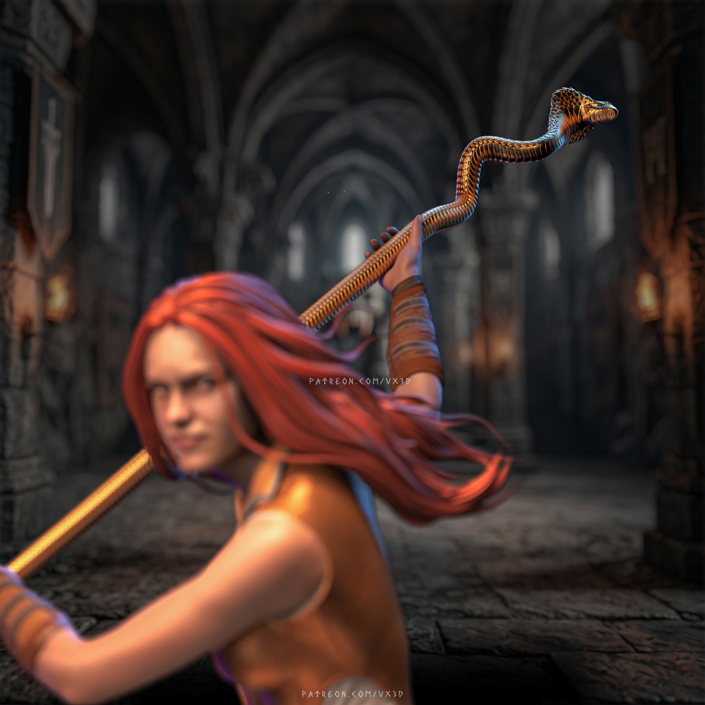 Teela Statue 3D-Printed Kit