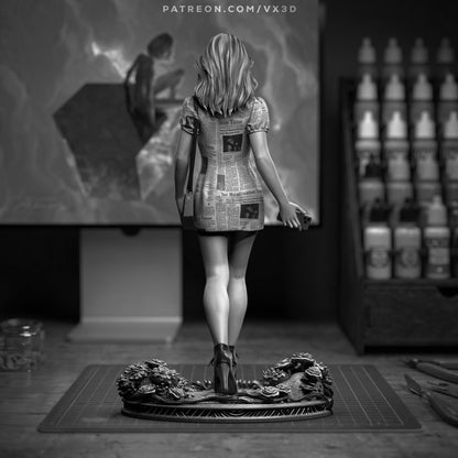 Sydney Sweeney Statue 3D-Printed Kit