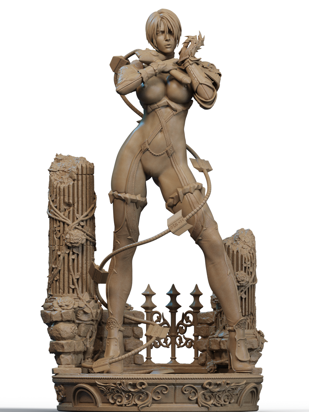 Ivy Valentine Statue 3D-Printed Kit