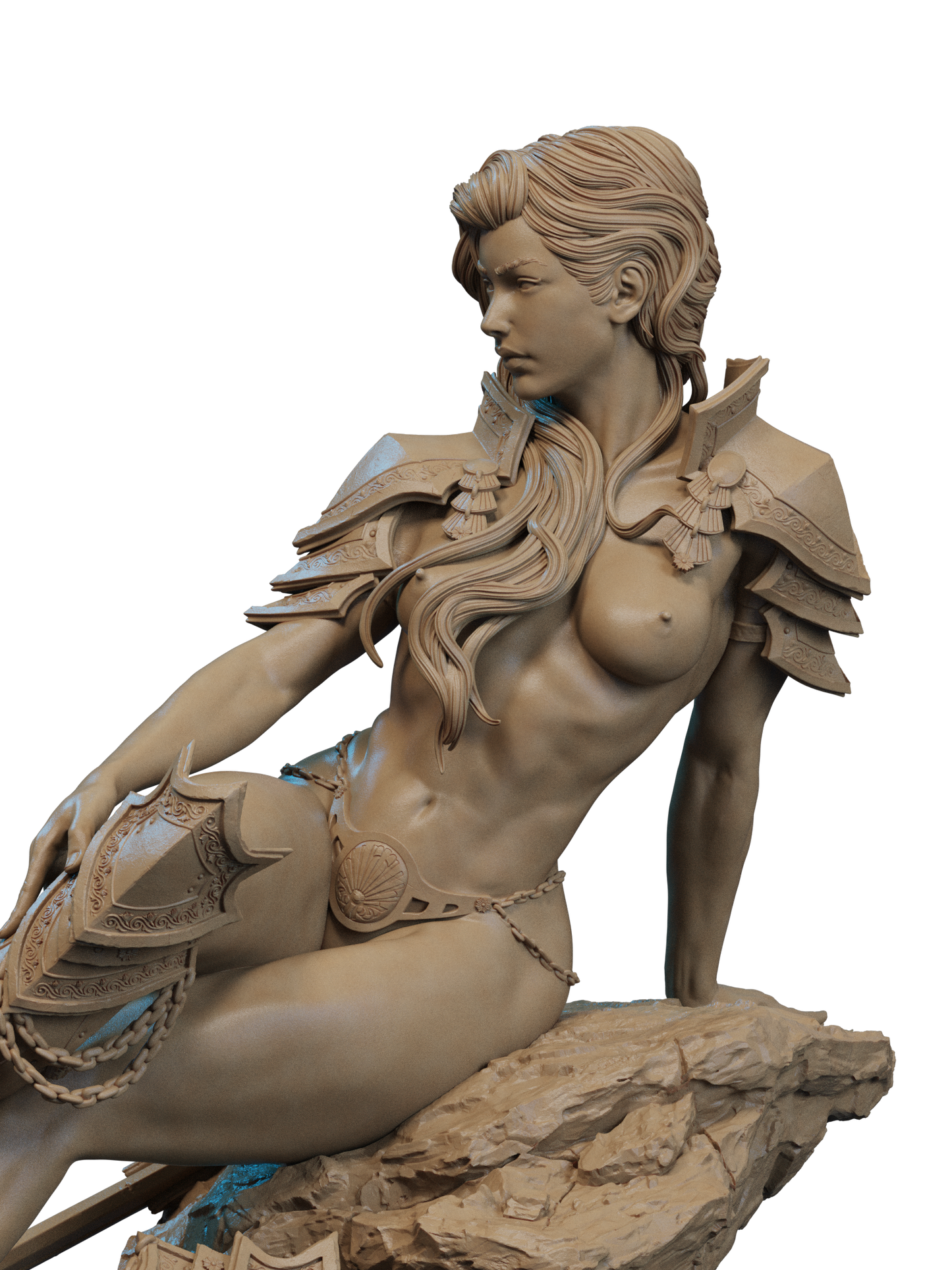 The Ember Queen Statue 3D-Printed Kit
