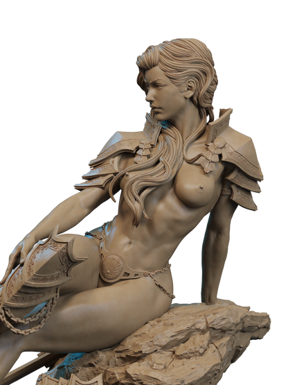 The Ember Queen Statue 3D-Printed Kit
