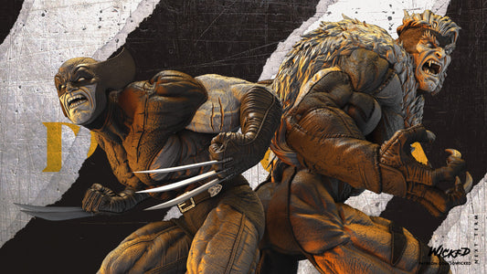 Wolverine VS Sabretooth V2 Diorama