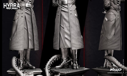 Red Skull Statue
