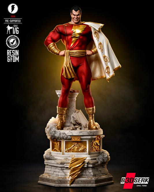 Shazam Statue 3D-Printed Kit