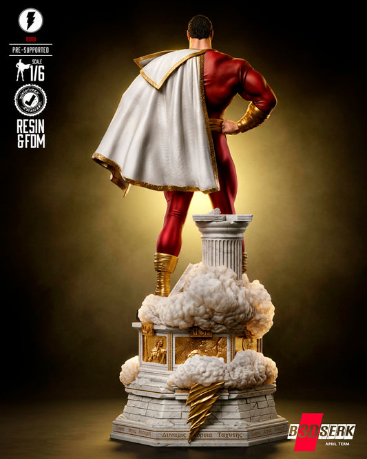 Shazam Statue 3D-Printed Kit