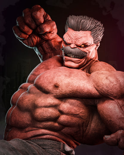 Hulk Statue