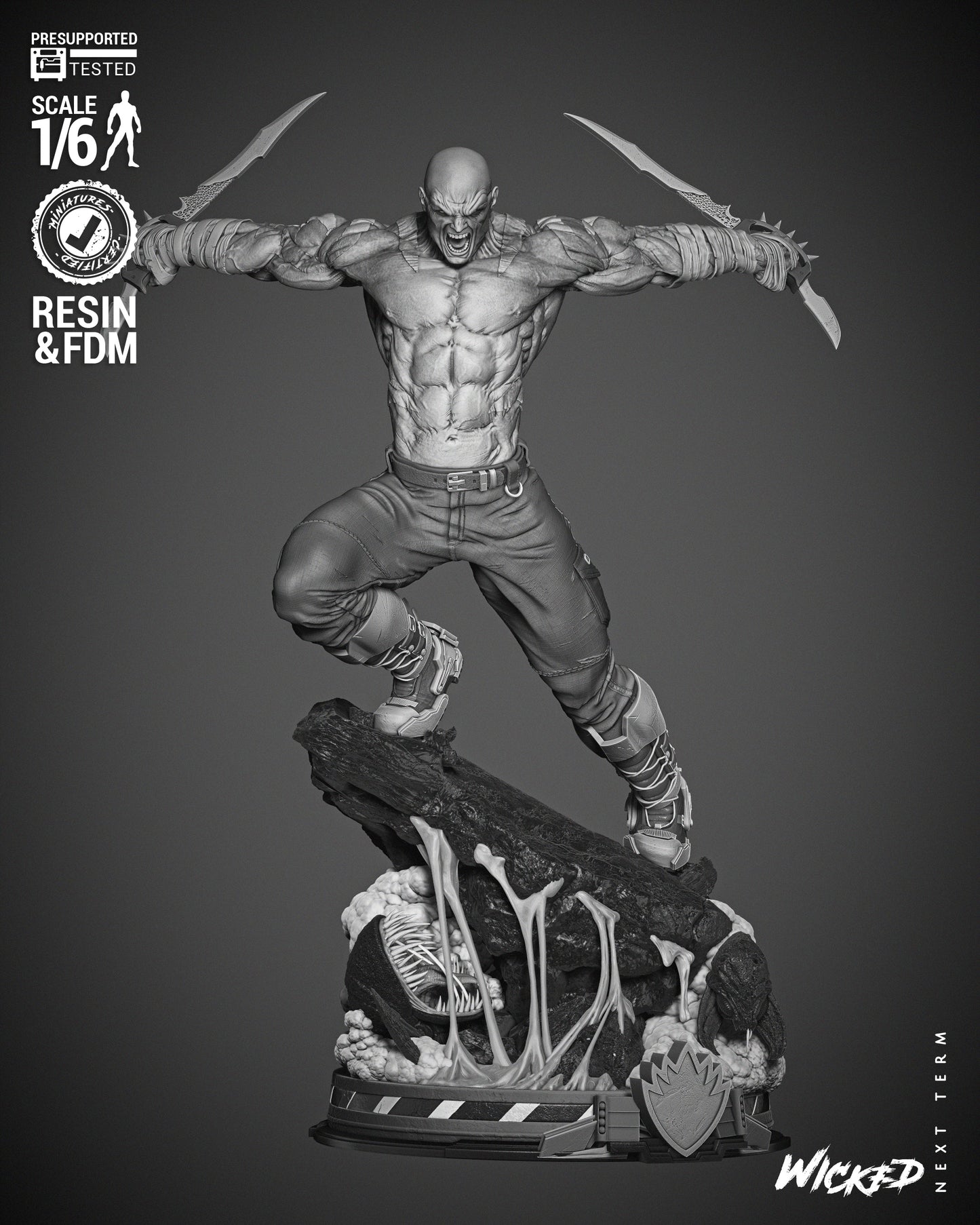 Drax Comics Version Statue